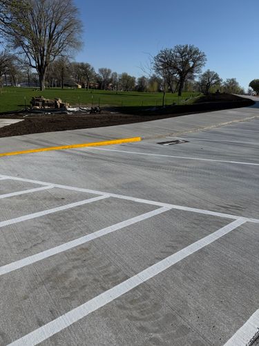 Line Striping for Midwest Line Striping LLC in Spirit Lake, IA