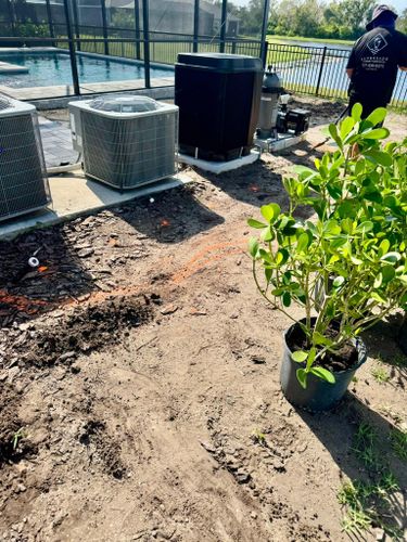 Excavation for Shoreside Property Services in Apollo Beach, FL