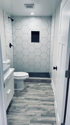 Tile for S & L Innova General Construction in Burbank, IL