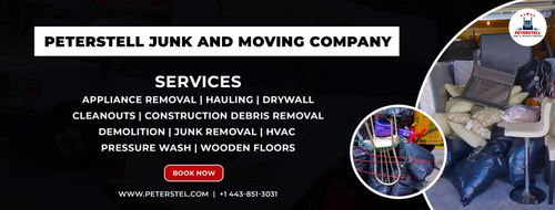  for Peterstell Junk and Moving Company in Gwynn Oak, MD