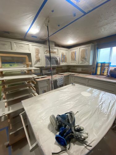 Kitchen and Cabinet Refinishing for AFP Painting LLC in Castle Rock, WA