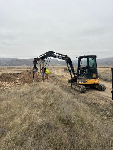 Trenching for Seymour Excavating in Omak, WA