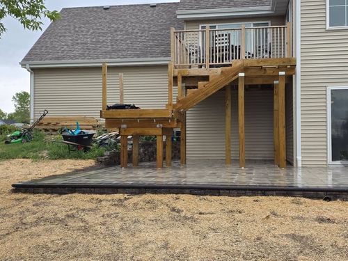 Patio Construction for Ultimate Landscaping LLC in Lake Country, WI