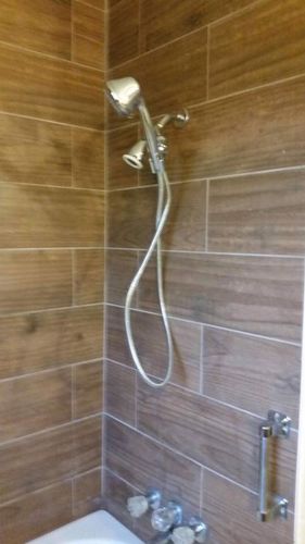 Bathroom Renovation for Jones Construction & Flooring in Bogata, TX