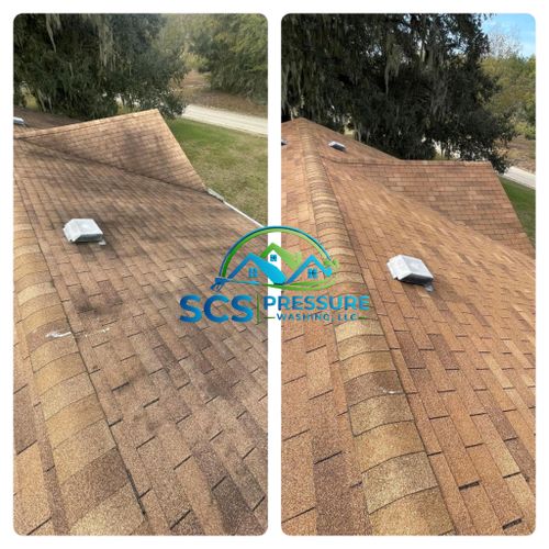 Roof Soft Washing for SCS Pressure Washing LLC in Hilton Head Island, SC
