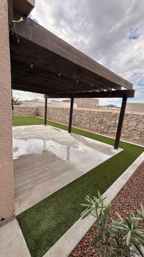 Custom Full Backyards for Inova Hardscape in El Paso, TX