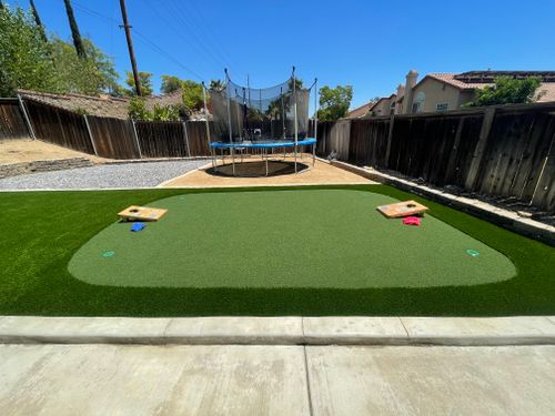 Artificial Turf Installation for Aidan Jade Landscaping in Riverside County, CA