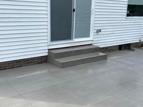 Step Design & Installation for Doncrete LLC in Medina, OH