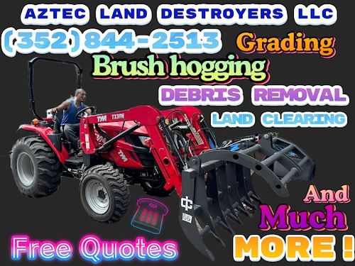 Excavation Services for Aztec Land Destroyers LLC in Ocala, FL