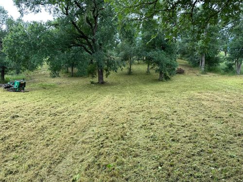 Mowing for Allen Lawn Care in Taylor, Texas