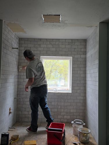 Bathroom Renovation for AA Family Construction in Lebanon, NH