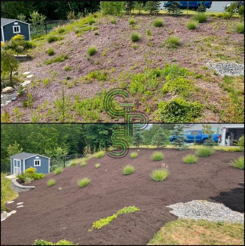 Mulch Installation for Golovin Property Services LLC in Marysville, WA