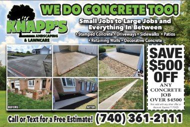  for Knapps Landscaping and Lawn Care in Marion, OH