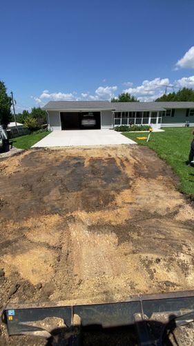 Driveway Install for TDC Excavating in Dubuque, IA