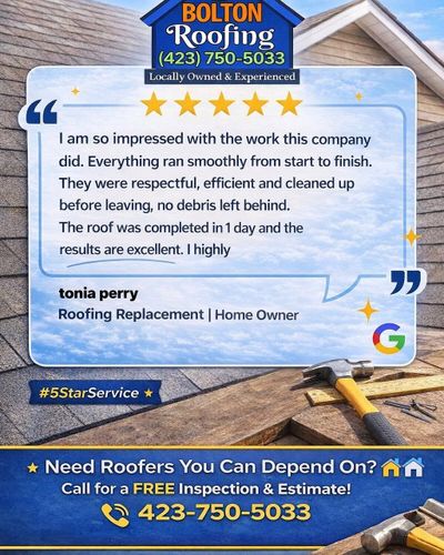  for D Bolton Roofing in Dayton, TN