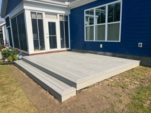 Deck And Patio Installation for Albatross Construction in Wilmington, NC