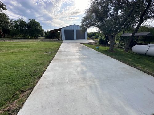 Concrete slabs/flatwork for BCS Construction in Saginaw, TX