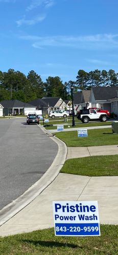 Driveway and Sidewalk Cleaning for Pristine Power Wash Pros in Little Rivers, SC