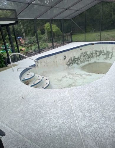 Pool deck resurfacing for American Acrylic Concrete Coatings in Longwood, FL