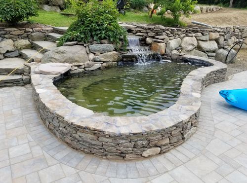 Natural stone masonry  for Wantage Fence & Stonework, LLC in Wantage, New Jersey