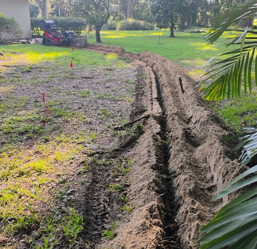 Trench Dig Outs for Aztec Land Destroyers LLC in Ocala, FL