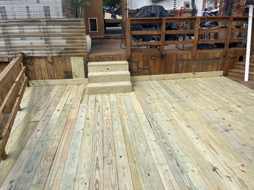 Decks & Handicap Ramps for BAKER Carpentry in Joshua, TX