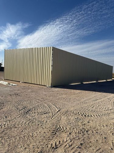 Custom Metal Building Construction for Kinnibrugh Construction in Seymour, TX