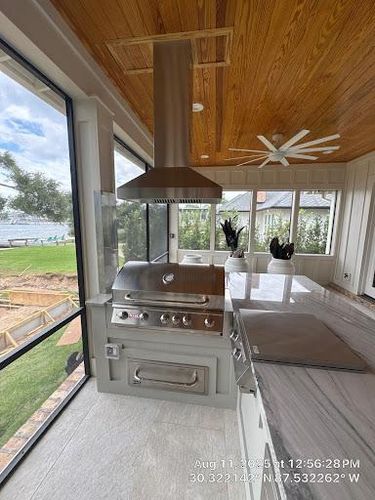 Outdoor Kitchen Construction for MDP Elite Services LLC: Custom Home Builder & Renovation Contractor in Baldwin County, AL in Baldwin County, AL