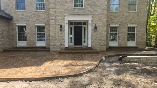 Stamped Concrete for Country Concrete in Monee, IL