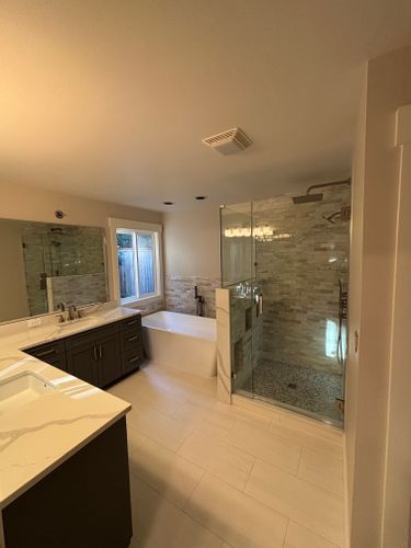 Bathroom Renovation for P Martin Construction LLC in Snohomish, WA