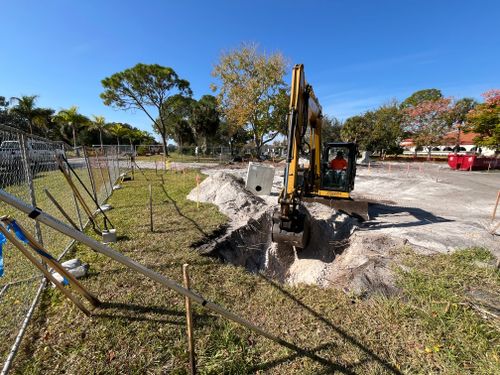 Excavation for Tomoka Site Works in Ormond Beach, FL