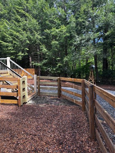 Wooden Fencing for Alpine Fence in Dahlonega, GA