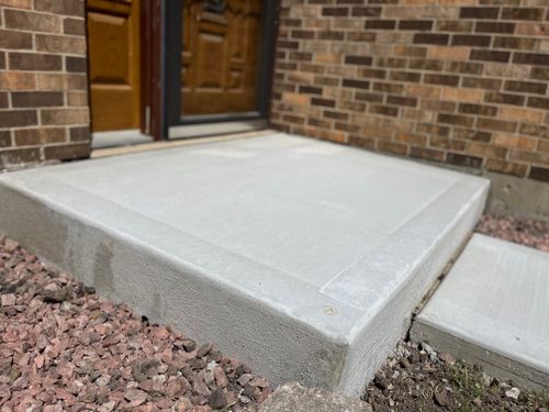 Concrete for DG Stone & Landscaping Designs in DuPage County, Illinois