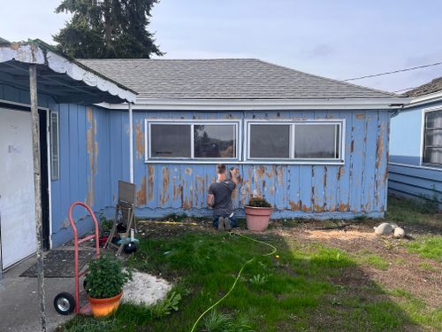 Pre-paint Washing for Landon’s Painting LLC in Sequim, WA