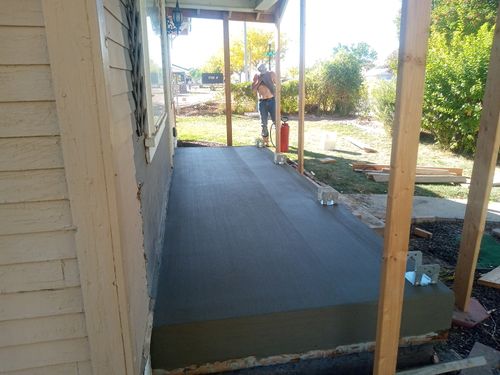 Concrete Slab Construction for Bateman Construction in Roosevelt, UT