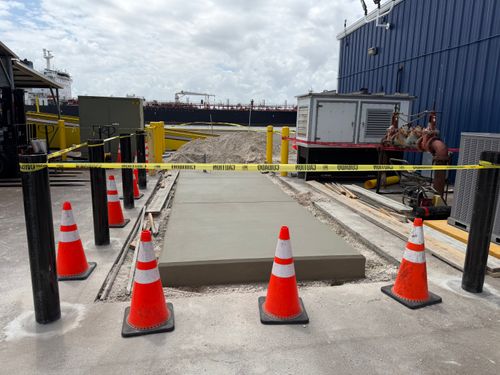 Concrete Slab Construction for Sloan's Concrete in Hilliard, FL