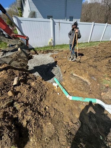 Excavation for CS Property Maintenance in Middlebury, CT