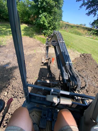 Driveway Install for TDC Excavating in Dubuque, IA