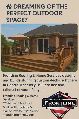 Roofing Installation for Frontline Roofing & Home Services in Shelbyville, KY