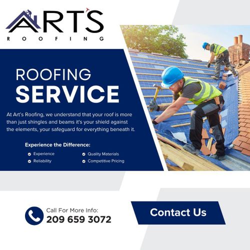  for Art’s Roofing Inc in Stockton, CA