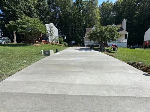 Driveway Construction for MW ProBuild, LTD. in Roanoke, VA