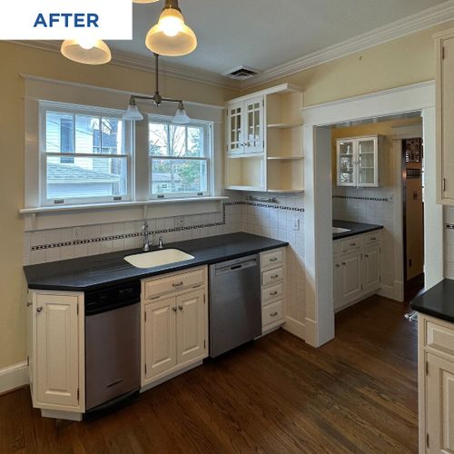 Kitchen Cabinet Painting for Patrick's Painting & Home Improvement in Alexandria, VA
