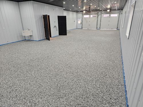 Garage Floors for Majestic Concrete and Landscape in Cross Lake, MN