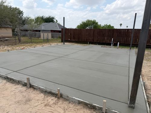 Concrete for Superior Painting and Metal Solutions in McAllen, TX