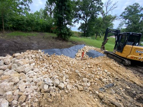 Driveway Install for TDC Excavating in Dubuque, IA