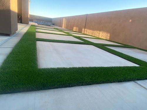 Artificial Turf Installation for Infinity Concepts Landscaping in Bullhead City, AZ