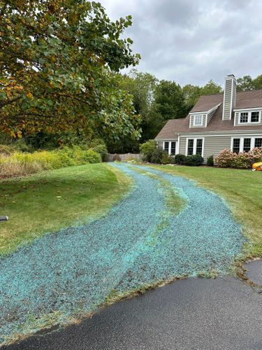 Hydroseeding for E. Gordon Construction in Dighton, MA