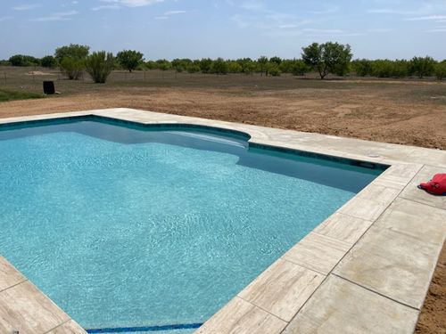 Residential Pool Remodeling for JV Pool & Associates in San Antonio, TX