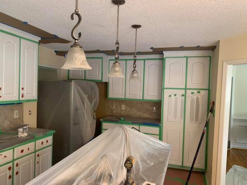 Kitchen and Cabinet Refinishing for Angel's Pro Painters & Rennovations LLC in Wendell, NC