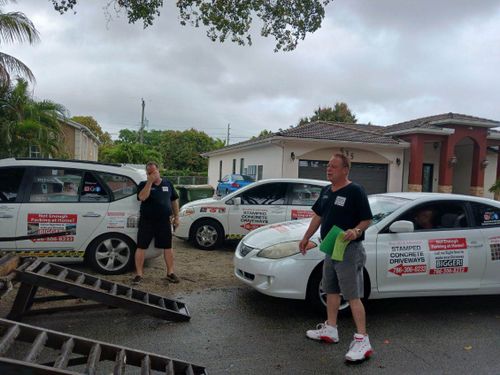 Concrete Driveway  for Beautiful and Affordable Stamped Concrete by Castilla Concrete Finish Design Corp in Sunrise, FL